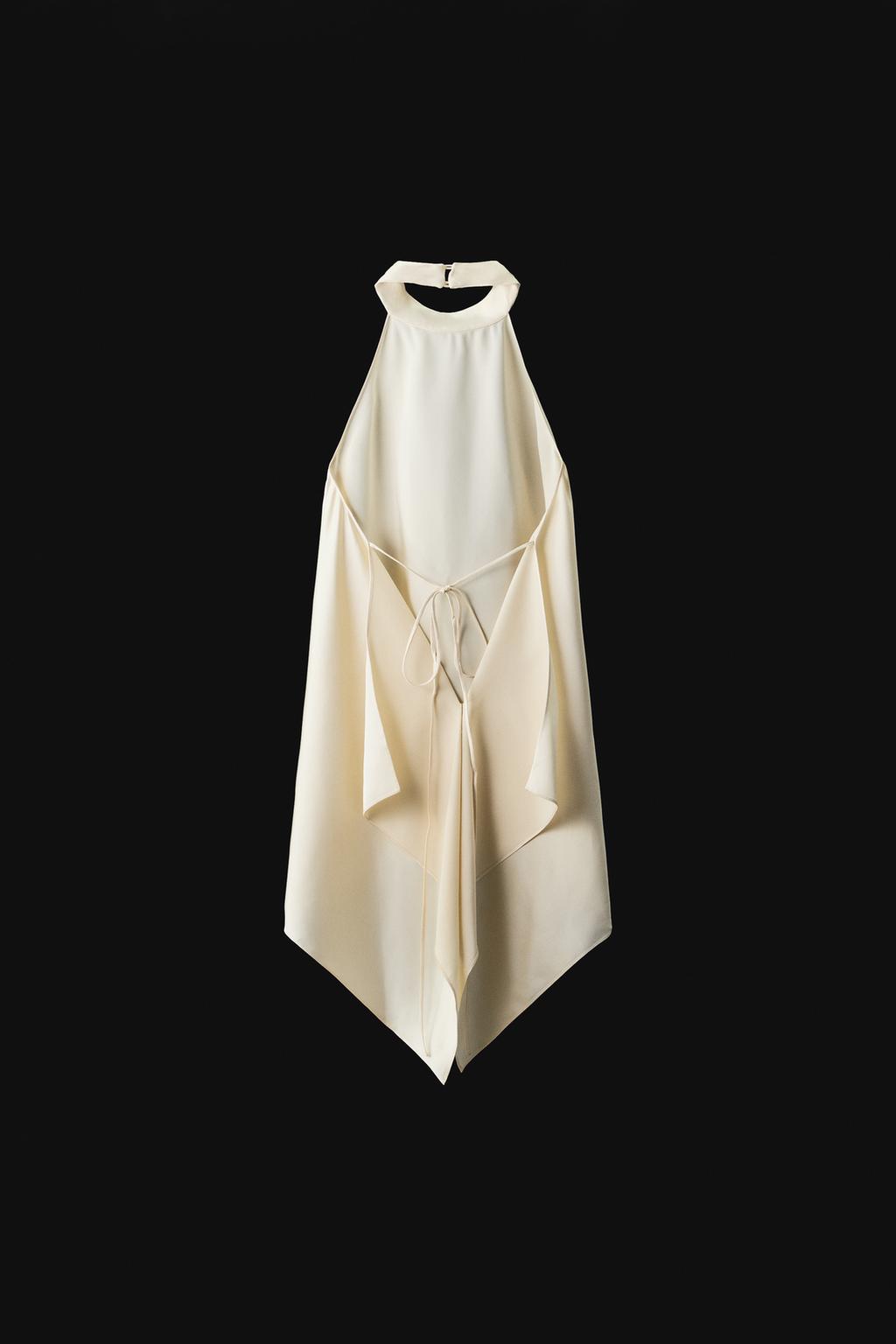 ТОП ХАЛТЕР С ОТКРЫТОЙ СПИНОЙ — коллекция Zara «ZW»