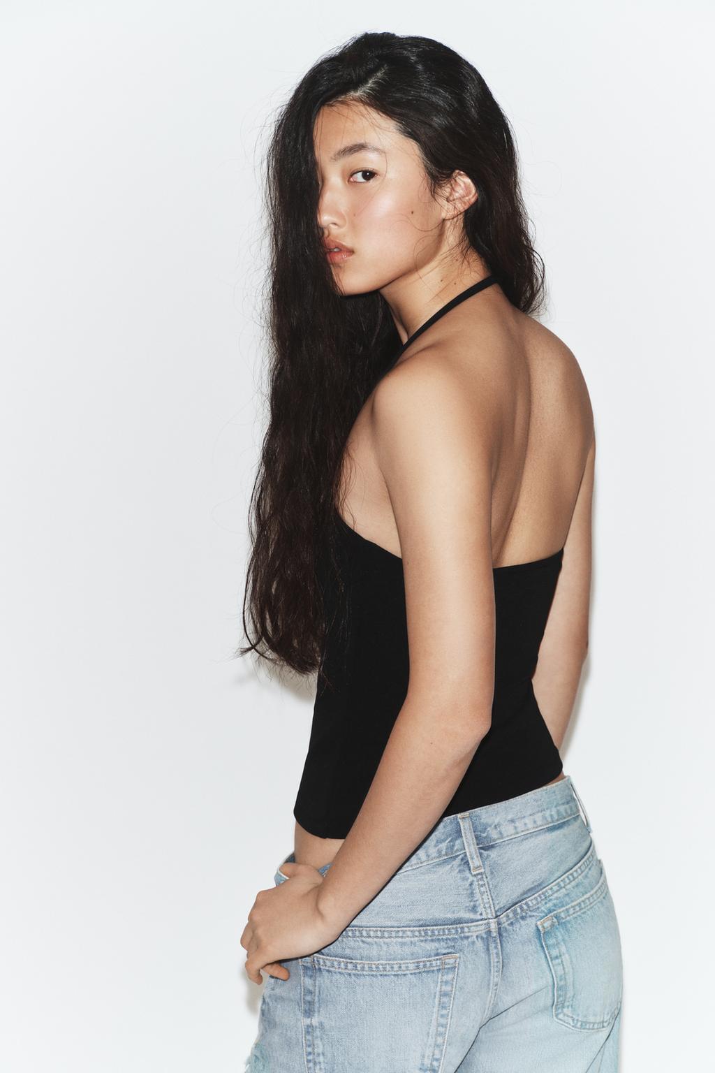 ТОП ХАЛТЕР ИЗ ЭЛАСТИЧНОГО ТРИКОТАЖА