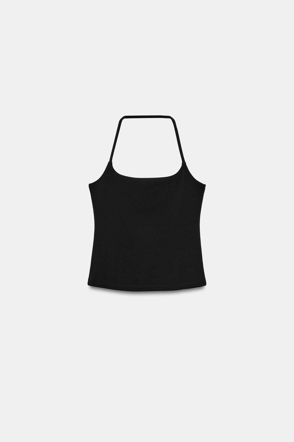 ТОП ХАЛТЕР ИЗ ЭЛАСТИЧНОГО ТРИКОТАЖА