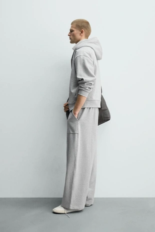 Брюки-джоггеры баллон с нашивкой- Заказать в России