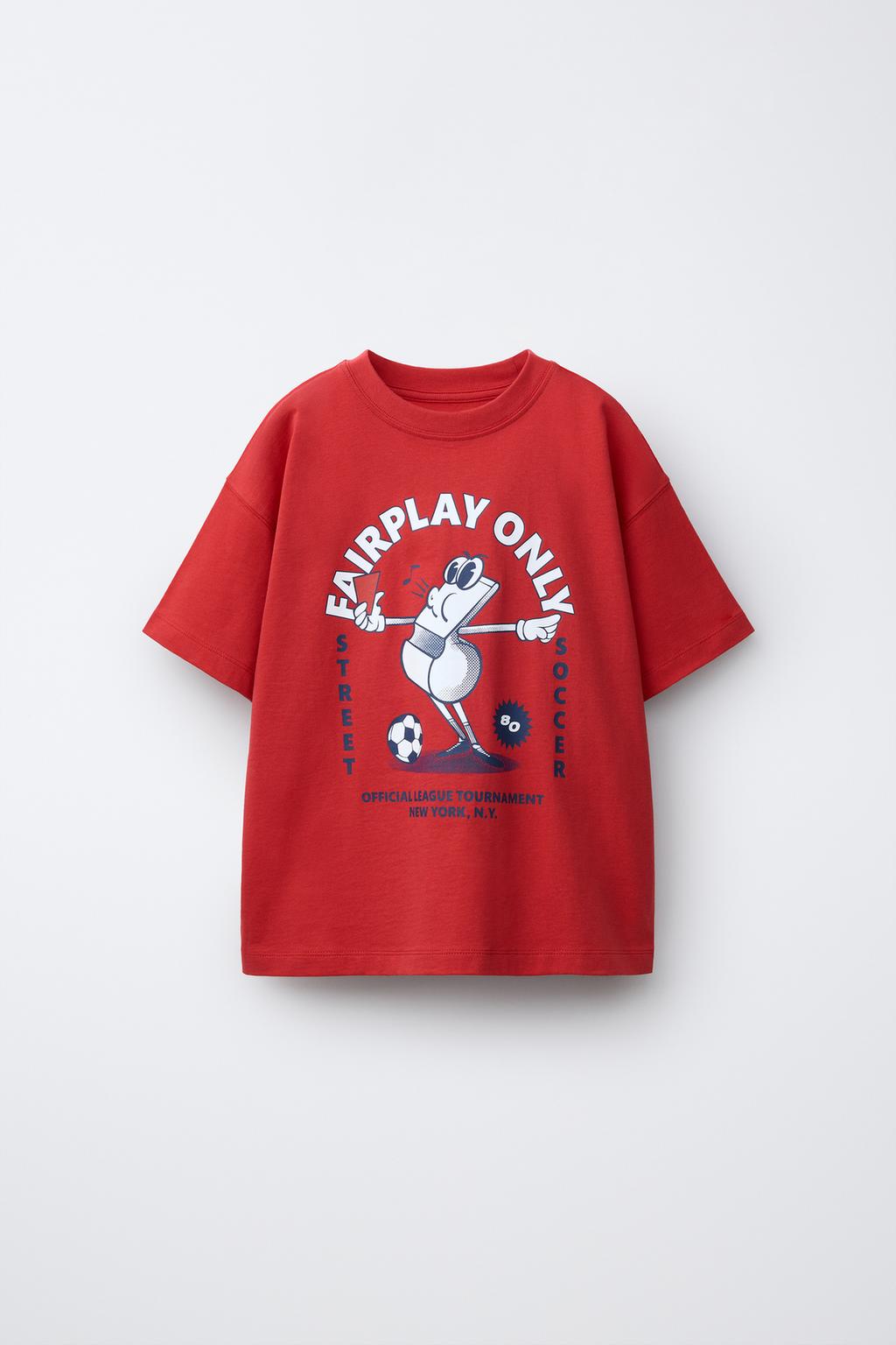 Футболка с принтом varsity