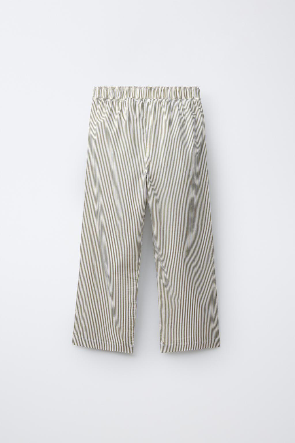 6-14 ЛЕТ/ПИЖАМА В ПОЛОСКУ С ПРИНТОМ