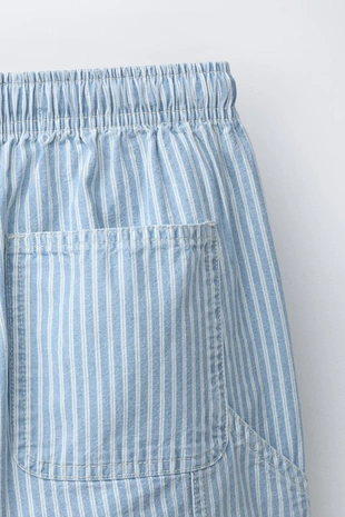 Брюки баллон в полоску- Заказать в России