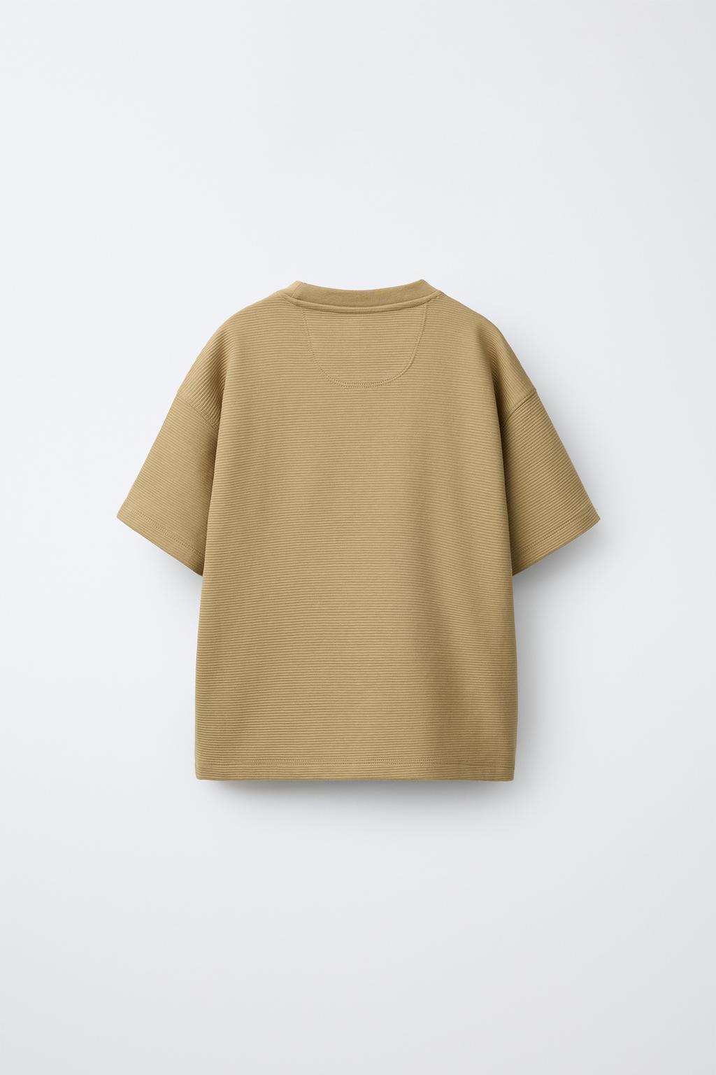 ФУТБОЛКА ИЗ ТКАНИ ОТТОМАН С НАШИВКОЙ