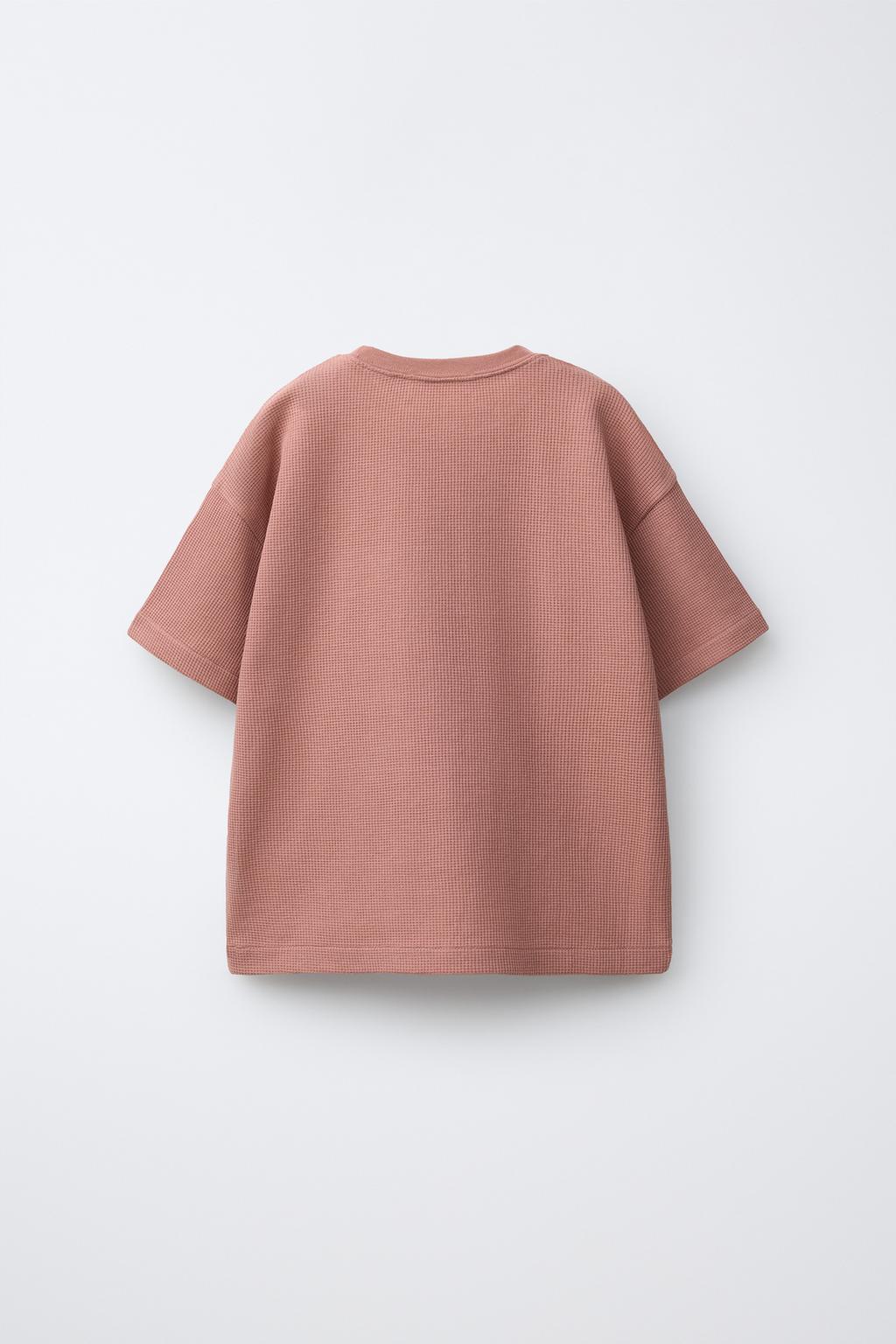 Пижама из вафельного трикотажа с ярлыком, 6-14 лет