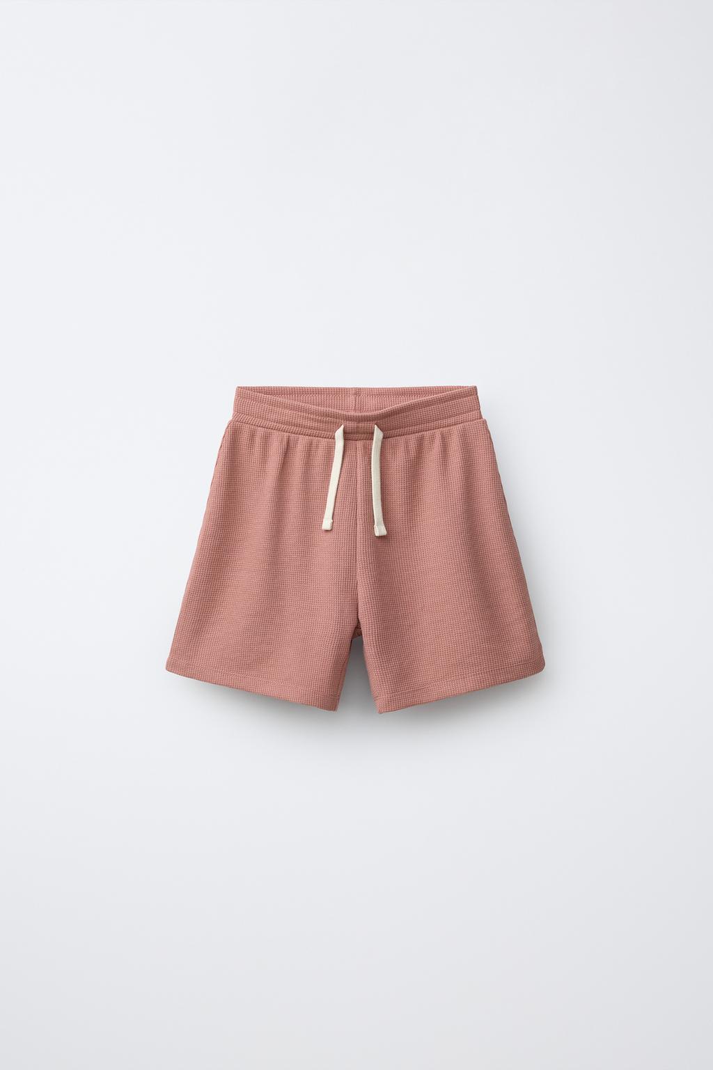 Пижама из вафельного трикотажа с ярлыком, 6-14 лет