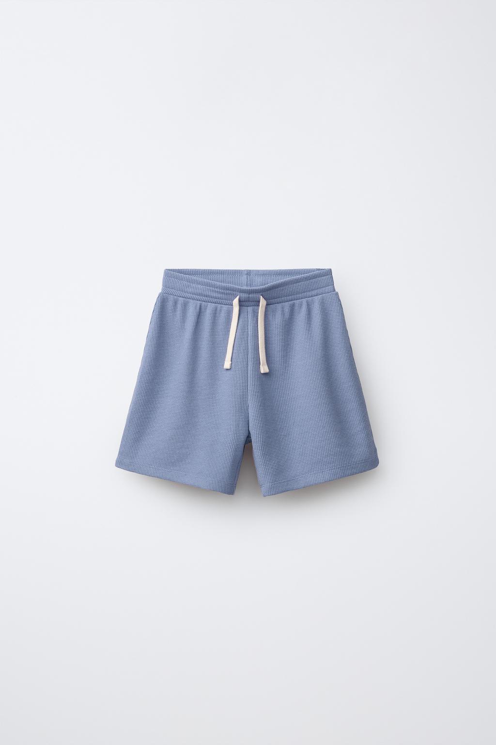 Пижама из вафельного трикотажа с этикеткой, 6-14 лет