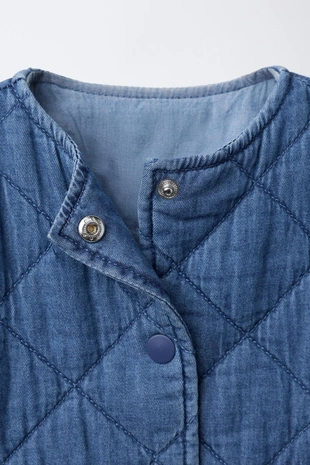 Утепленная джинсовая куртка- Заказать в России