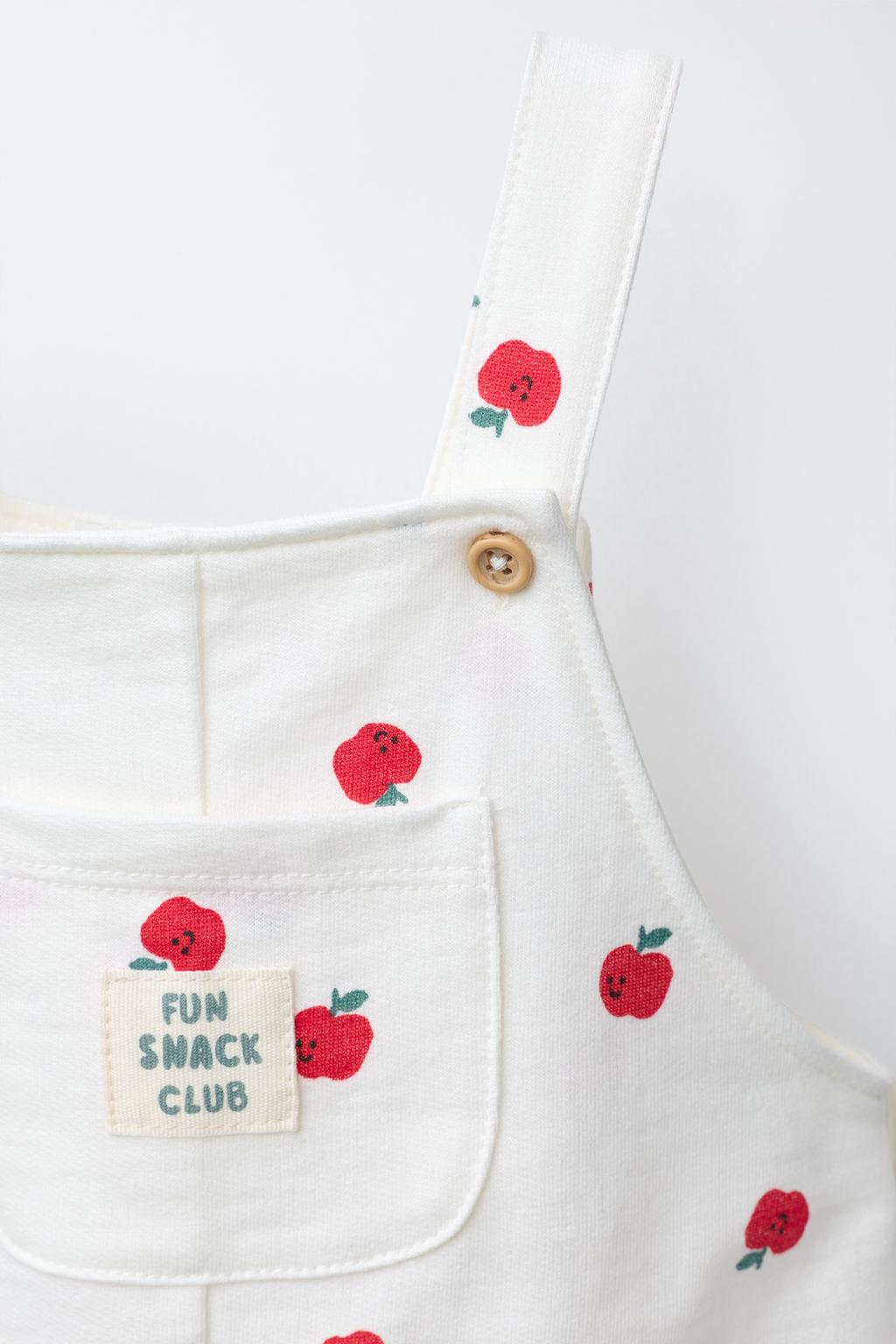 КОРОТКИЙ КОМБИНЕЗОН С ЯБЛОКАМИ