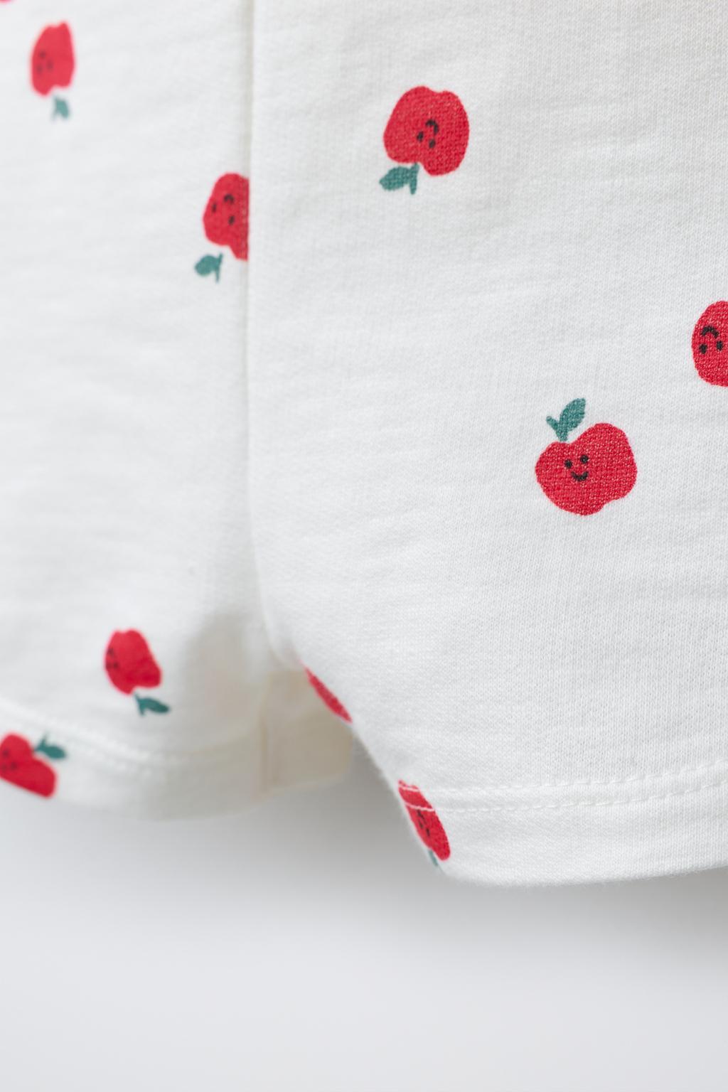 КОРОТКИЙ КОМБИНЕЗОН С ЯБЛОКАМИ