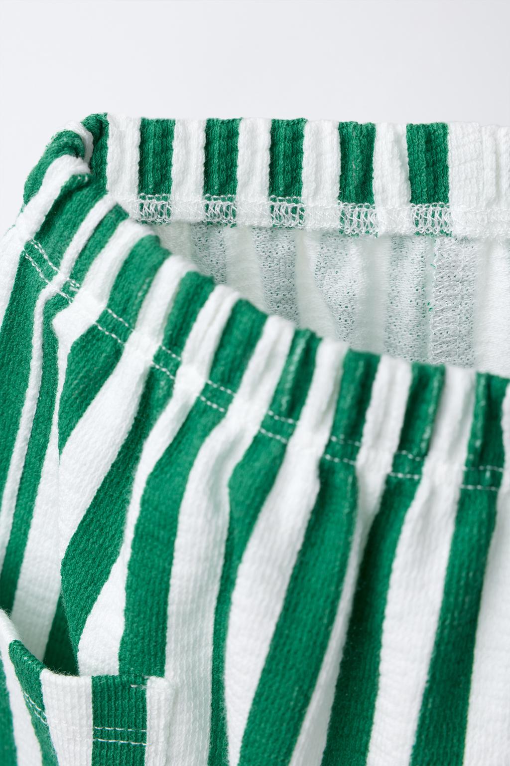 БРЮКИ-ДЖОГГЕРЫ В ПОЛОСКУ С НАШИВКОЙ