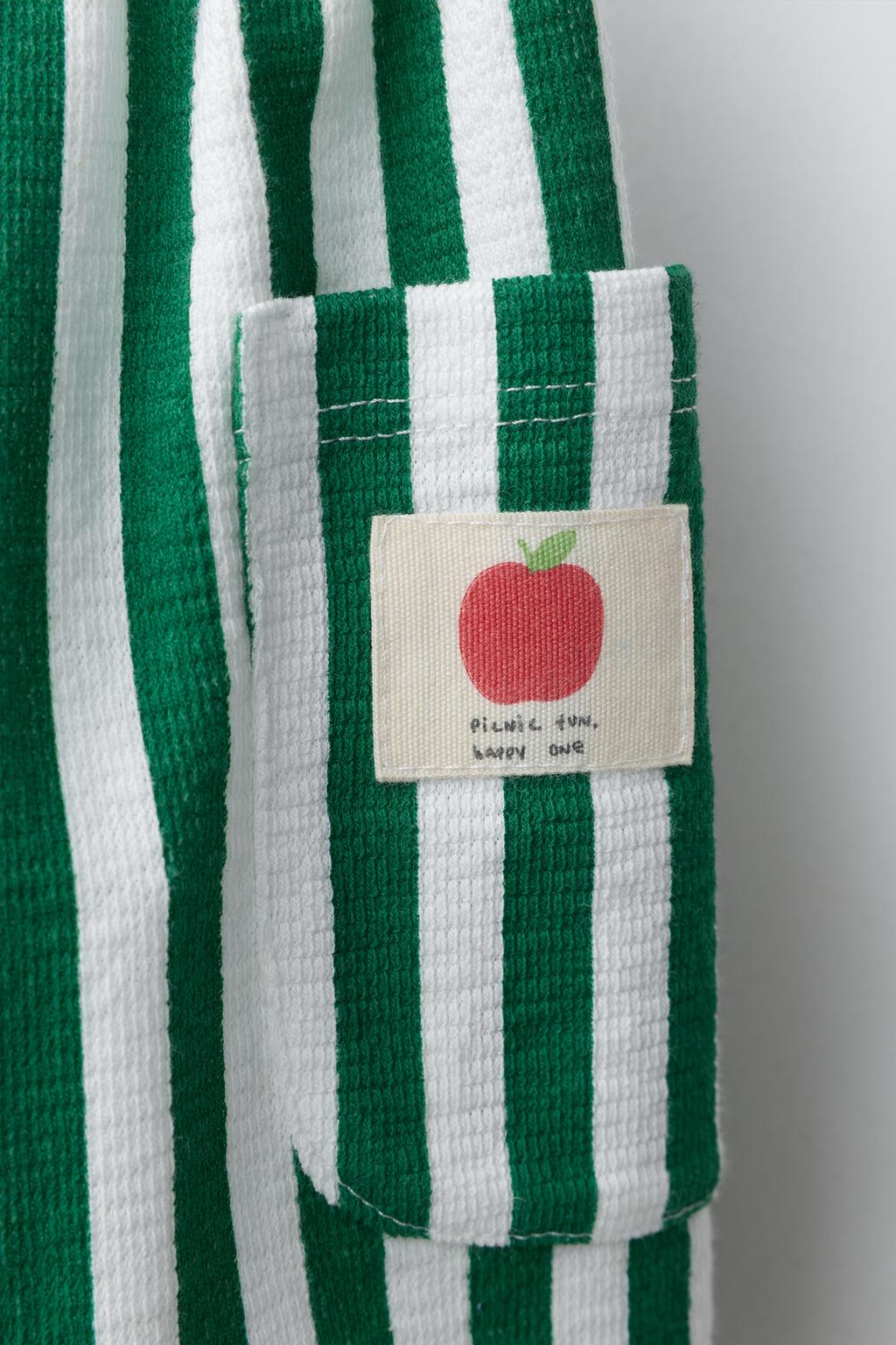 БРЮКИ-ДЖОГГЕРЫ В ПОЛОСКУ С НАШИВКОЙ