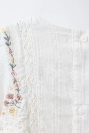 Платье и трусики с цветочной вышивкой- Заказать в России