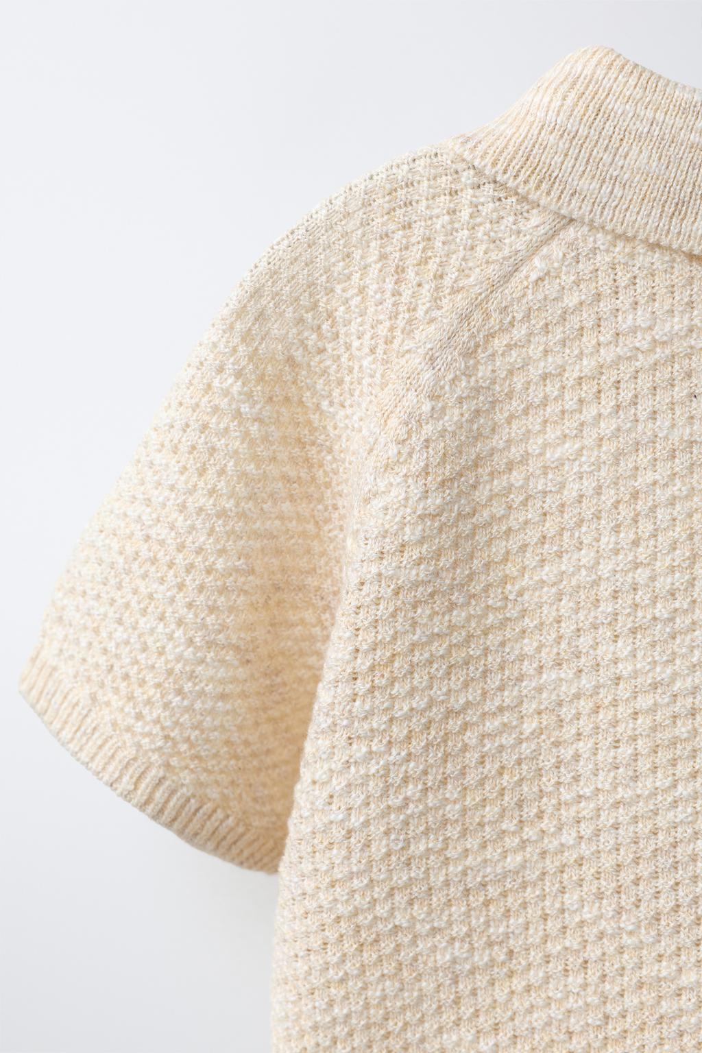 ТЕКСТУРНЫЙ СВИТЕР ПОЛО