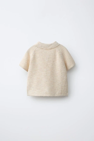 Текстурный свитер поло- Заказать в России