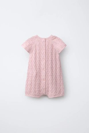 Короткий вязаный комбинезон- Заказать в России