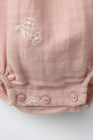 Комбинезон с вышивкой «цветы»- Заказать в России