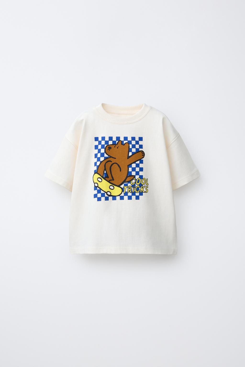 ФУТБОЛКА С АНИМАЛИСТИЧЕСКИМ ПРИНТОМ