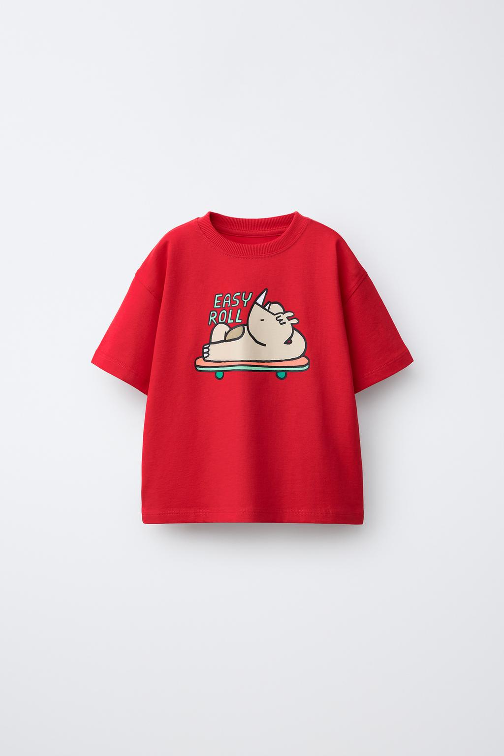 ФУТБОЛКА С АНИМАЛИСТИЧЕСКИМ ПРИНТОМ