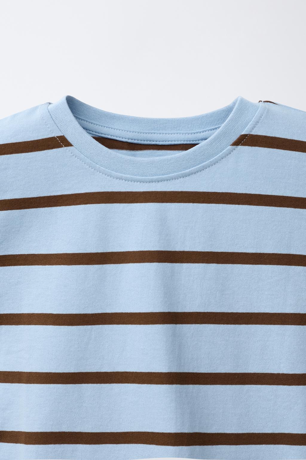 НАБОР ИЗ ТРЕХ ФУТБОЛОК В ПОЛОСКУ И ОДНОТОННЫХ