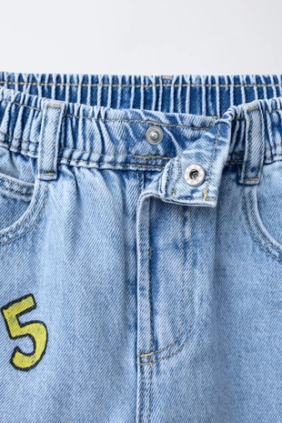 Джинсы Tapered с принтом- Заказать в России