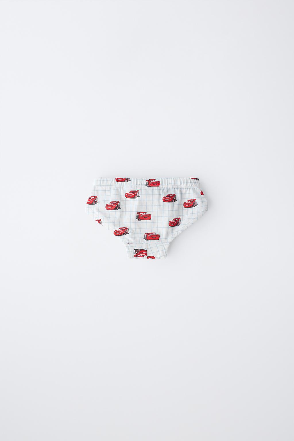 1 1/2-6 ЛЕТ/НАБОР ИЗ ТРЕХ ТРУСОВ С ПРИНТОМ CARS RAYO MCQUEEN © DISNEY