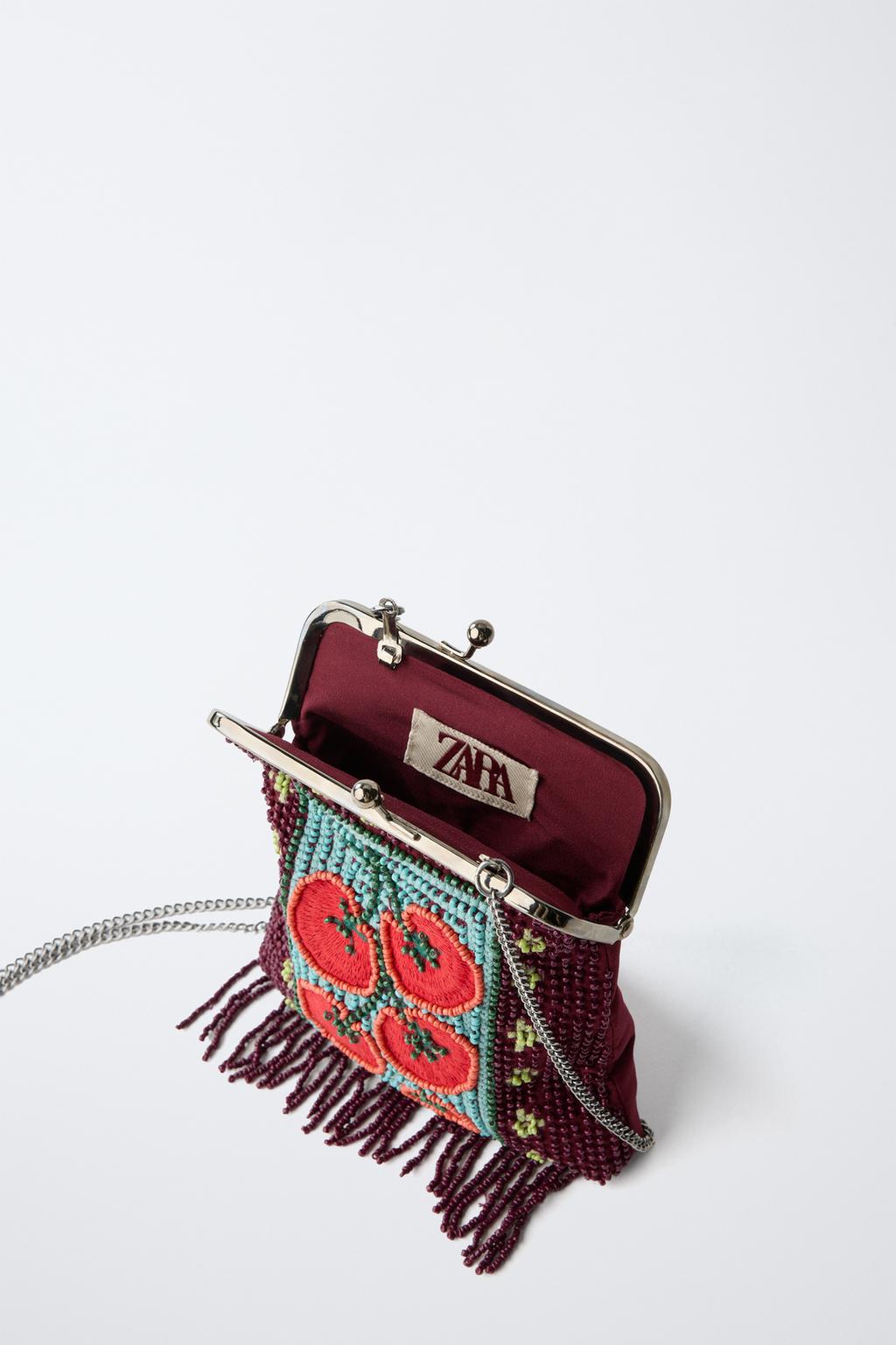 СУМКА С ПЛЕЧЕВЫМ РЕМНЕМ И ИСКУССТВЕННЫМ ЖЕМЧУГОМ