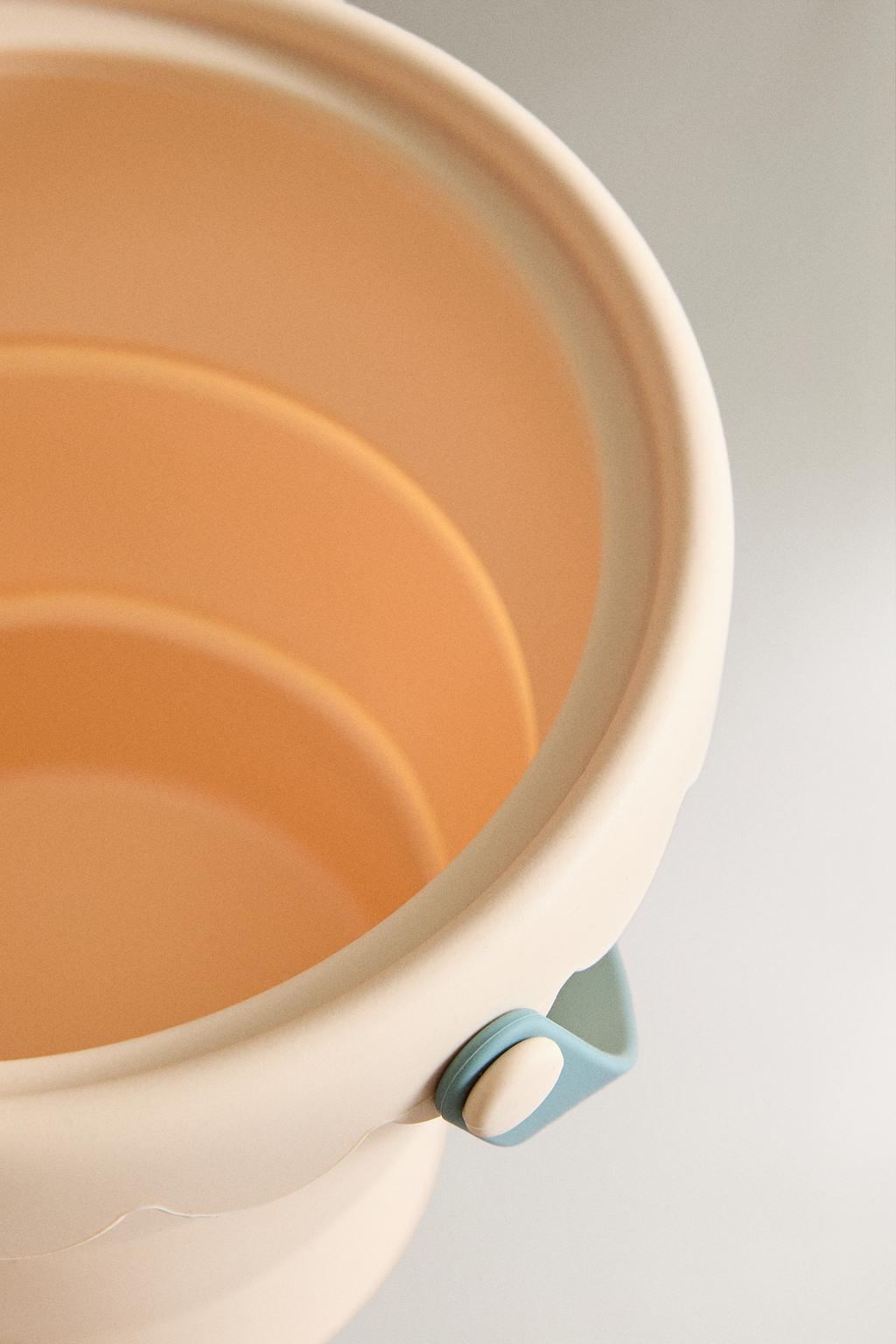 Детская пластиковая ведёрко-лопатка для пляжа