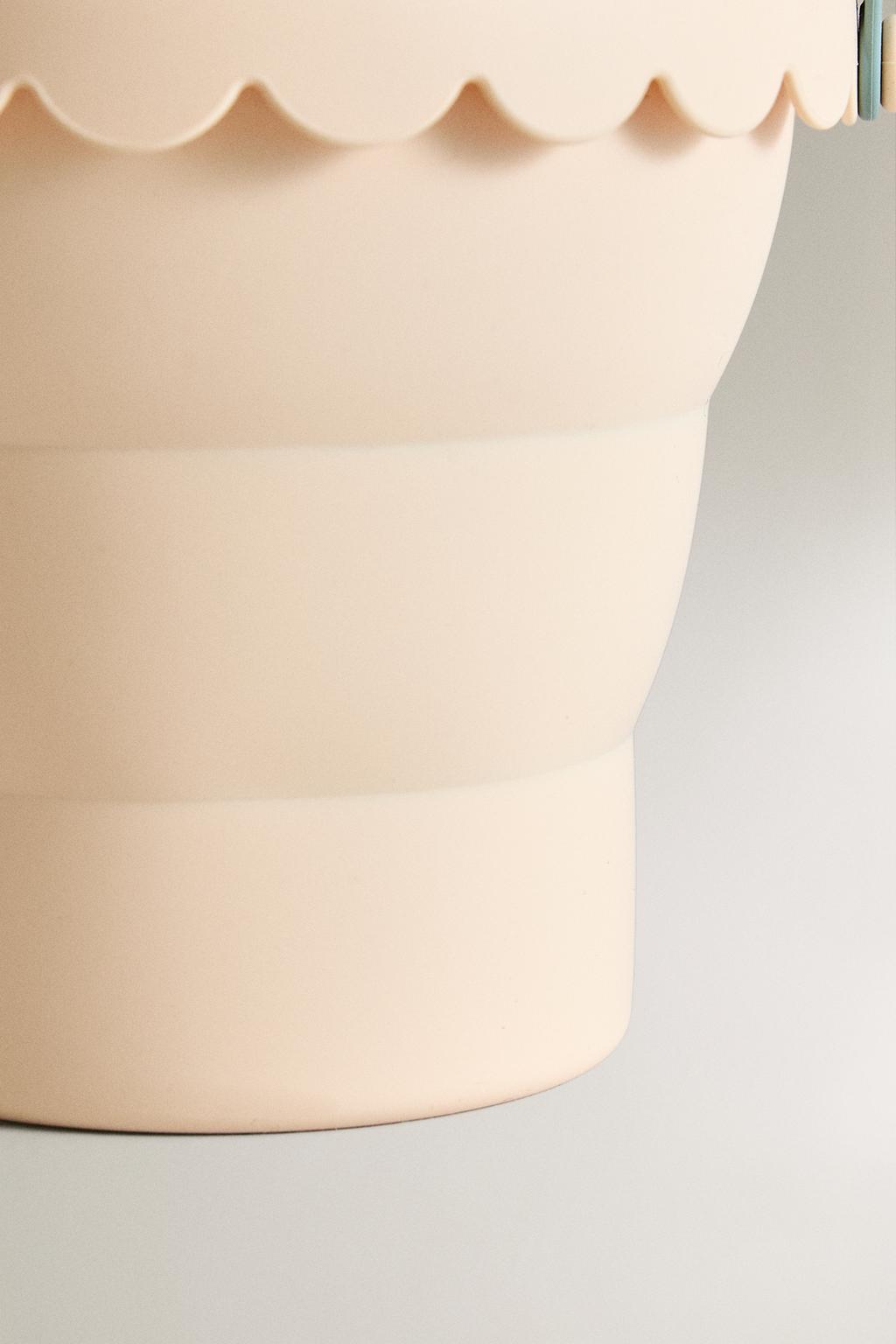 Детская пластиковая ведёрко-лопатка для пляжа