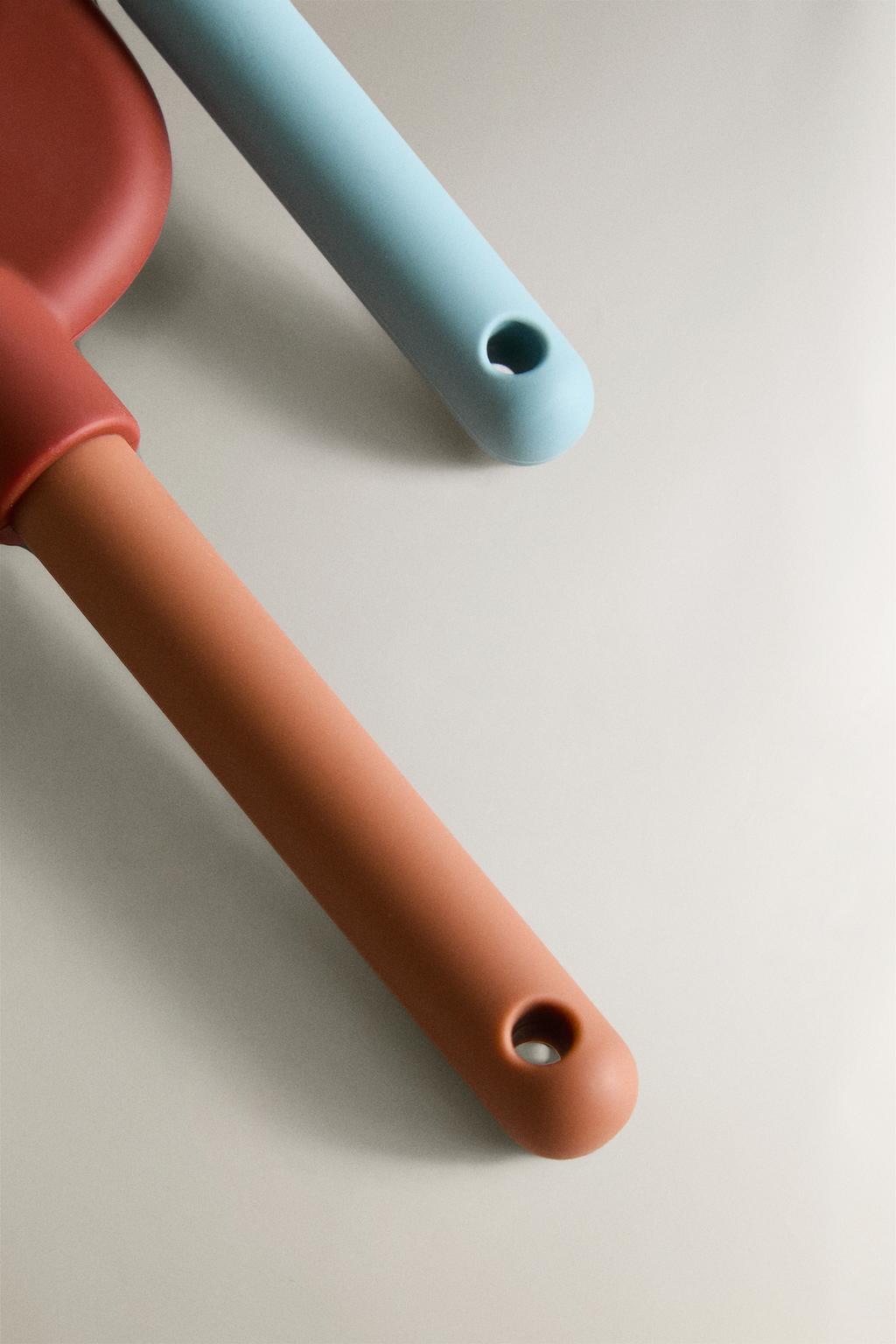 Набор силиконовых лопатки и грабель для пляжа детский (набор из 2)