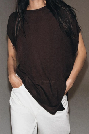 Асимметричный свитер- Заказать в России