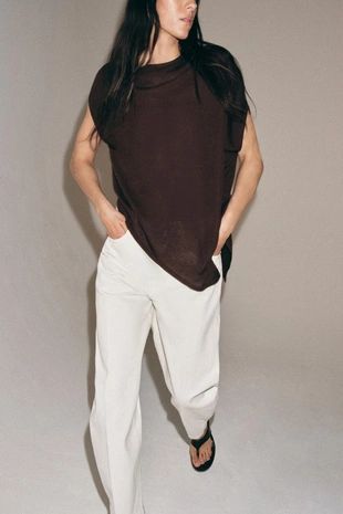 Асимметричный свитер- Заказать в России