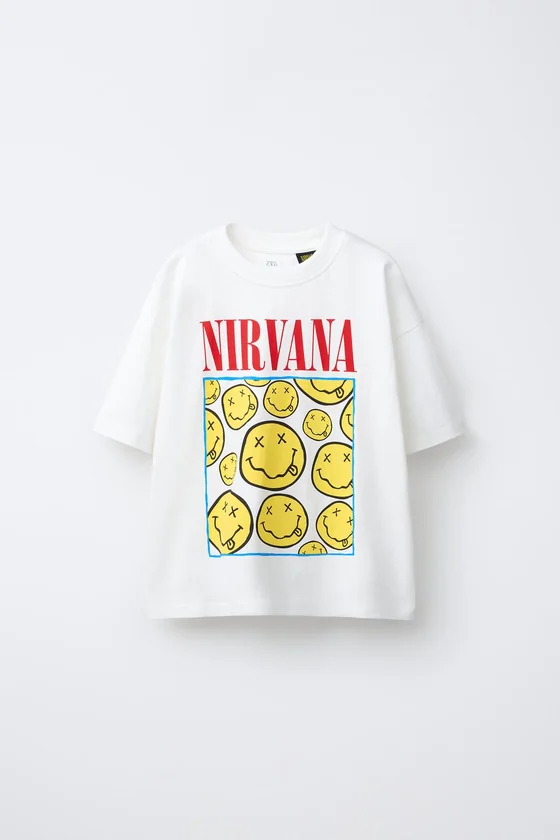 ФУТБОЛКА С ПРИНТОМ NIRVANA®
