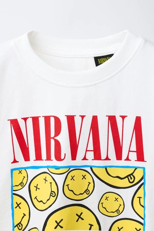 Футболка с принтом Nirvana®- Заказать в России