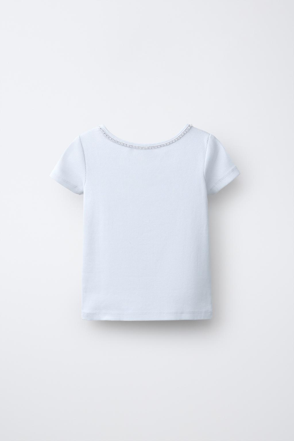 ФУТБОЛКА В РУБЧИК СО СТРАЗАМИ