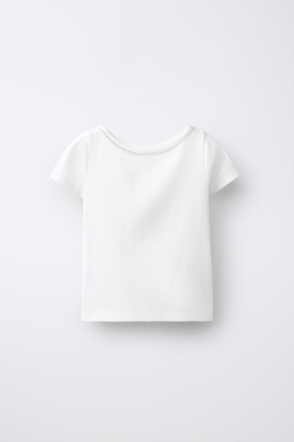 ФУТБОЛКА В РУБЧИК СО СТРАЗАМИ