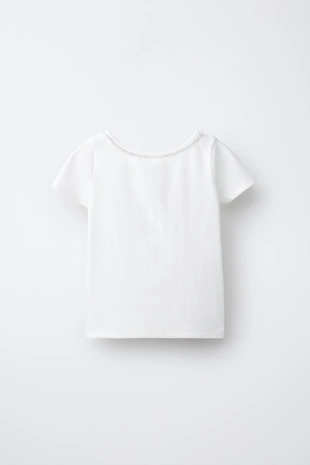 Футболка в рубчик со стразами- Заказать в России