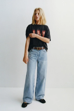 Футболка с эффектом потертости Jennie Ruby®- Заказать в России