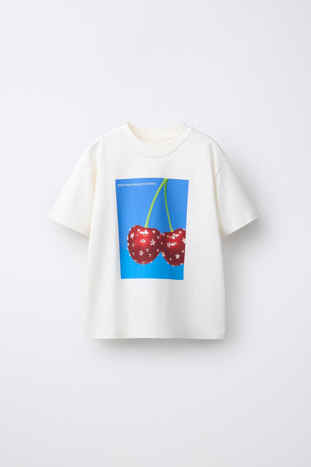 ФУТБОЛКА С ФОТОПРИНТОМ И СТРАЗАМИ