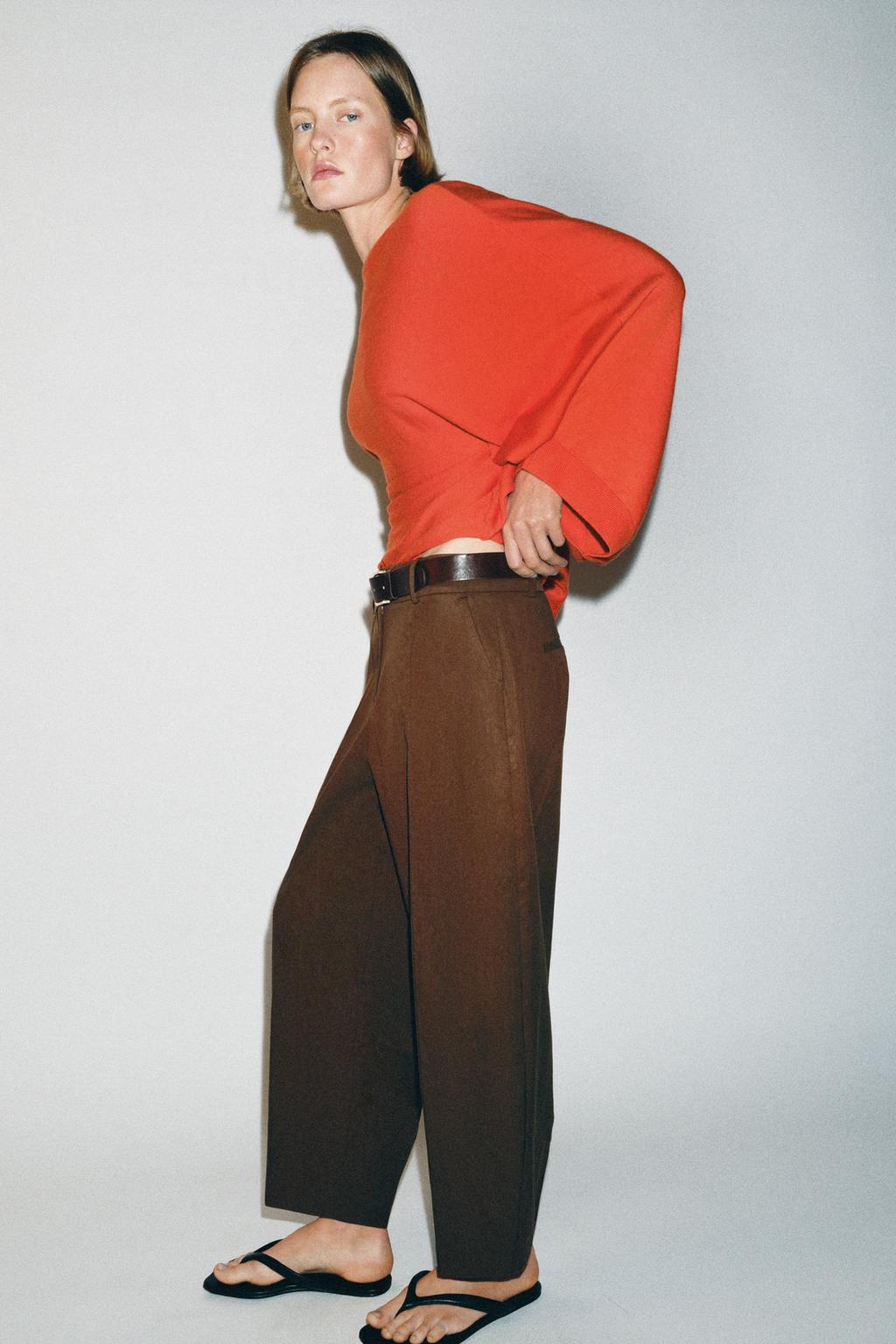 БРЮКИ-БАЛЛОНЫ С ПОЯСОМ