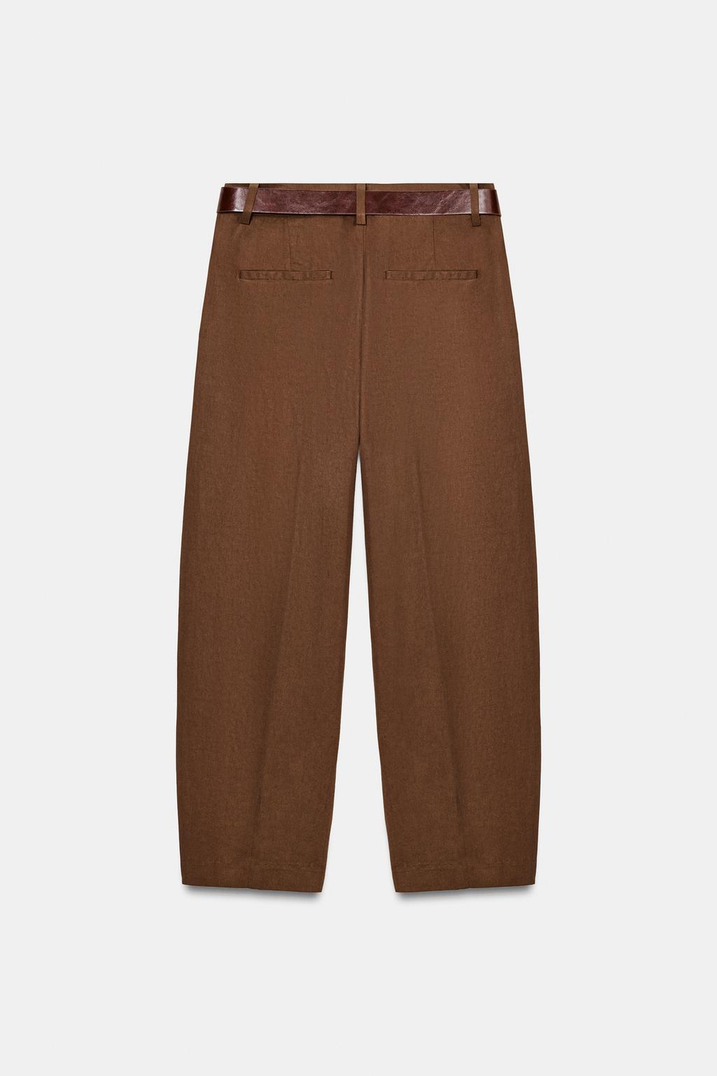 БРЮКИ-БАЛЛОНЫ С ПОЯСОМ