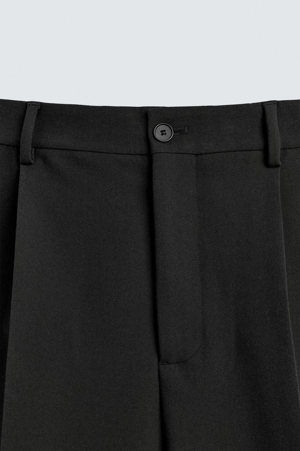 УКОРОЧЕННЫЕ БРЮКИ свободного кроя СО СКЛАДКАМИ