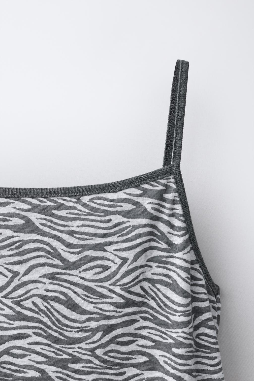 ТОП С ПРИНТОМ ЗЕБРА