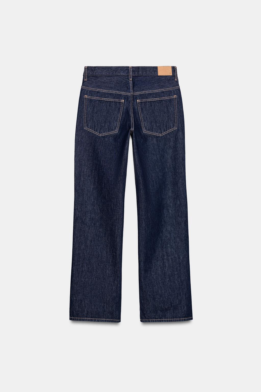 ДЖИНСЫ TRF ПРЯМОГО КРОЯ С НИЗКОЙ ПОСАДКОЙ