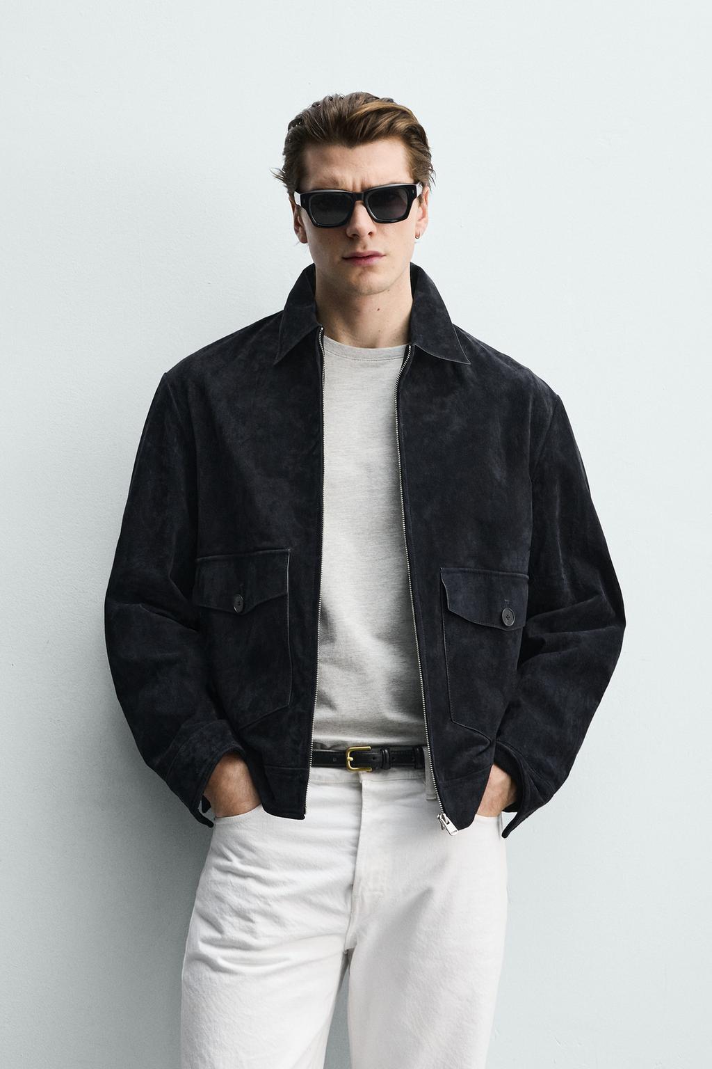 ЗАМШЕВАЯ КУРТКА КЛАССИЧЕСКОГО КРОЯ