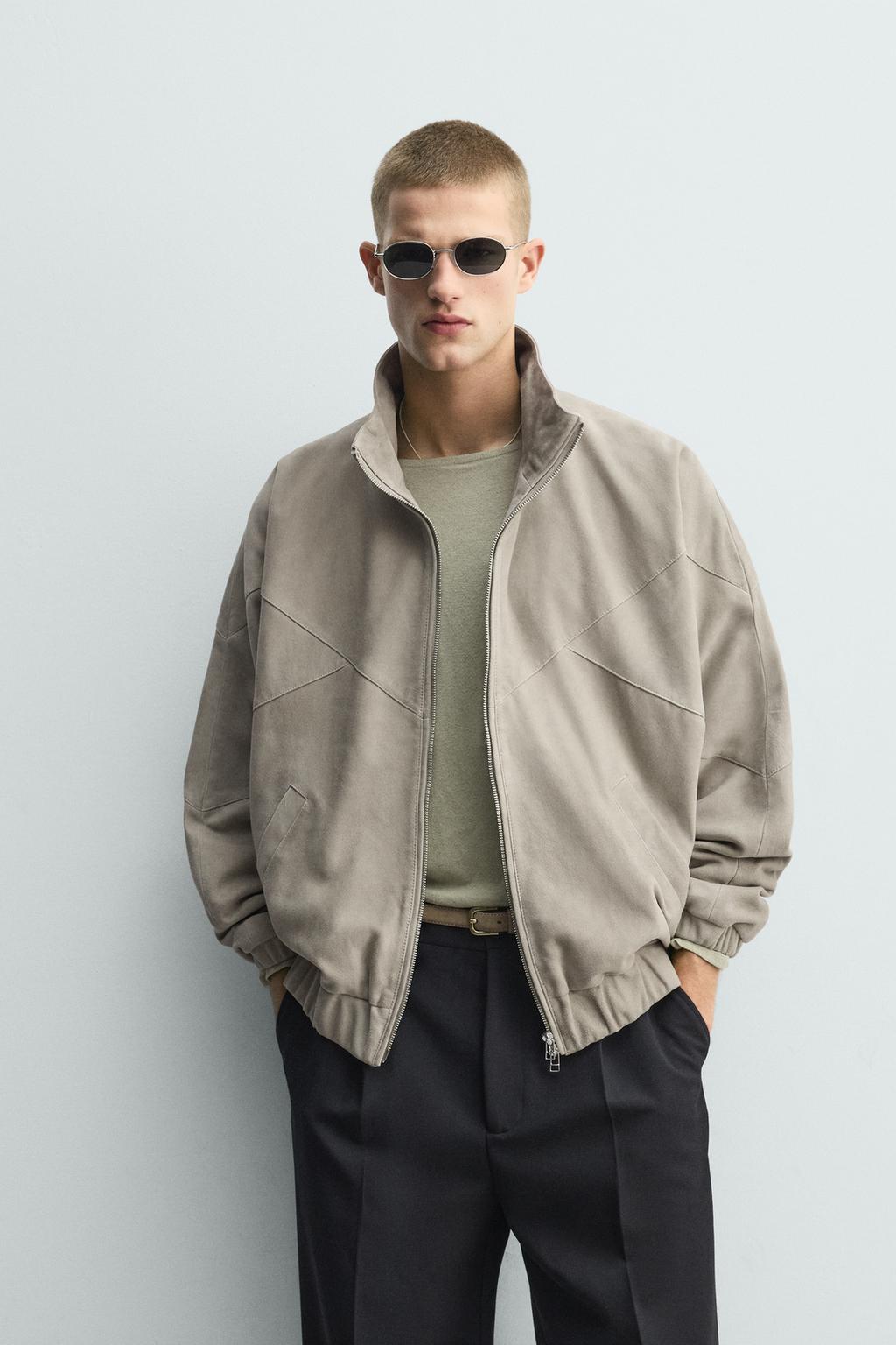 ЗАМШЕВАЯ КУРТКА СВОБОДНОГО КРОЯ