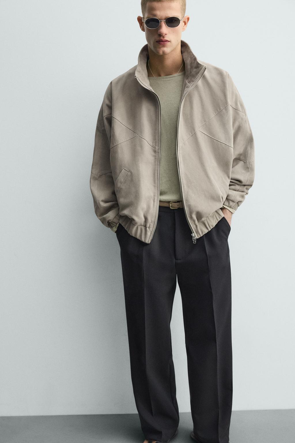 ЗАМШЕВАЯ КУРТКА СВОБОДНОГО КРОЯ