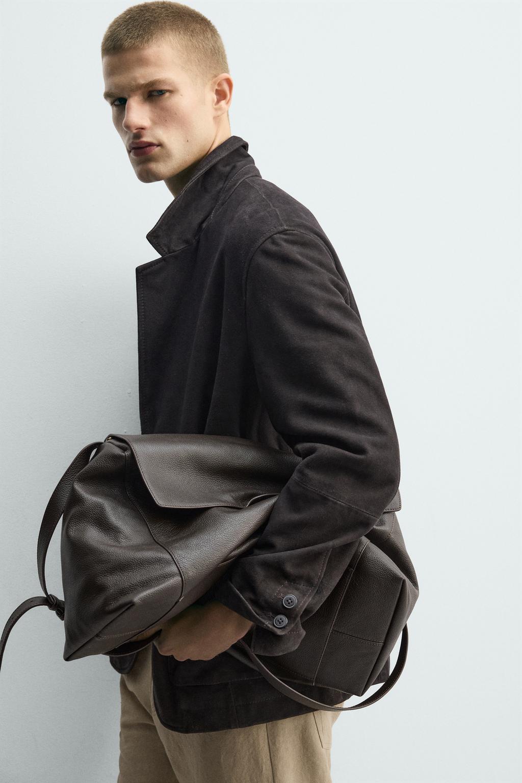 БЛЕЙЗЕР ИЗ ЗАМШИ С ЭФФЕКТОМ ПОТЕРТОСТИ