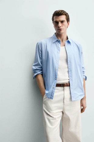 Элегантный кожаный ремень- Заказать в России