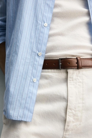 Элегантный кожаный ремень- Заказать в России